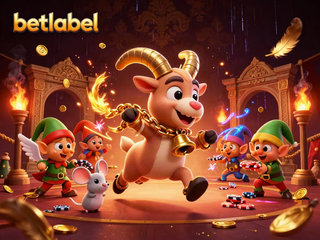 Engage in thrilling bets at betlabel with festive Krampus and chessy casino antics.